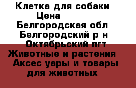 Клетка для собаки › Цена ­ 4 500 - Белгородская обл., Белгородский р-н, Октябрьский пгт Животные и растения » Аксесcуары и товары для животных   